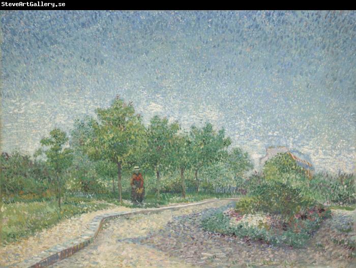 Vincent Van Gogh Corner in Voyer-d'Argenson Park at Asnieres